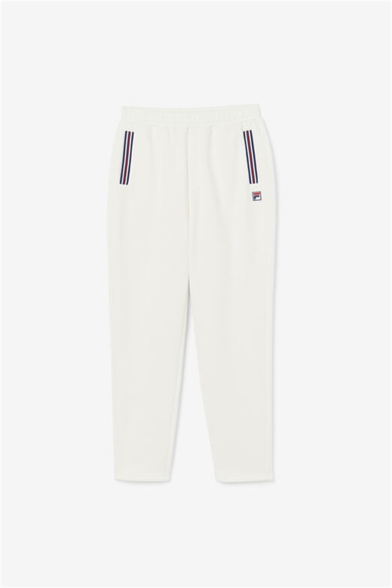 White Men\'s Fila Waylon Pants | Saudi Arabia-479501