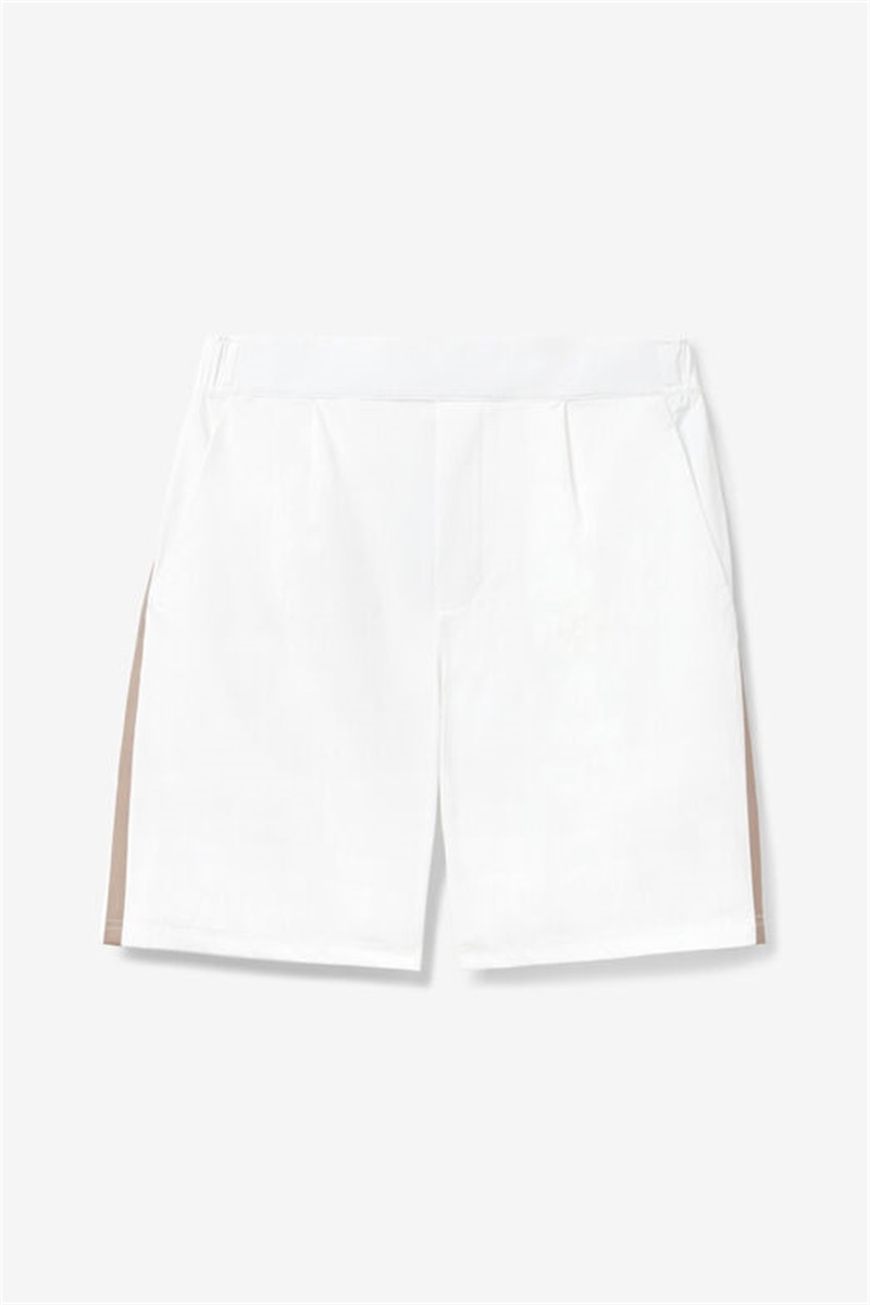 White Men\'s Fila Wild Card Shorts | Saudi Arabia-409352