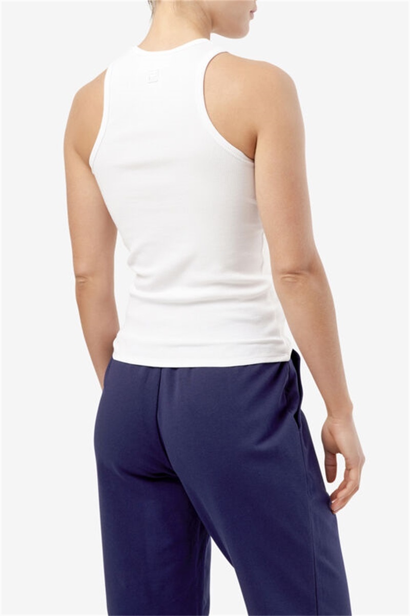 White Women's Fila Alexia Tanks | Saudi Arabia-260385