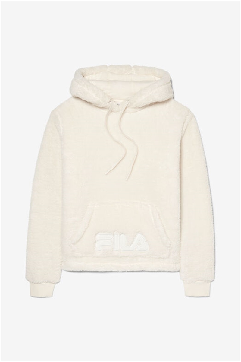 White Women\'s Fila Arctic Hoodie | Saudi Arabia-348502
