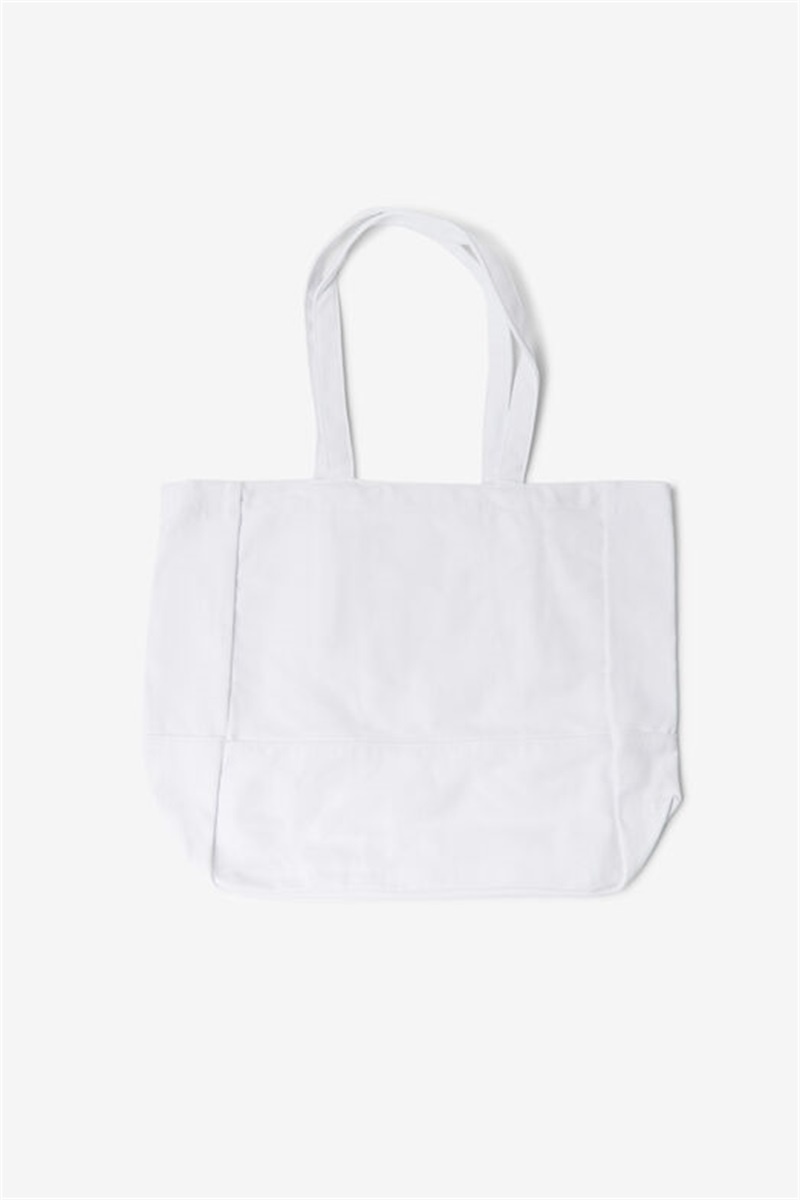 White Women's Fila Basic Tote Bags | Saudi Arabia-458603