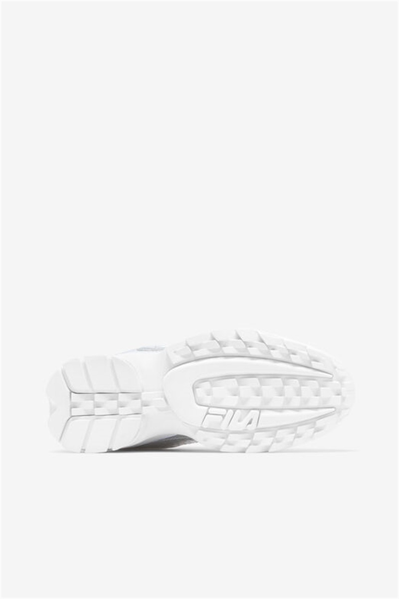 White Women's Fila Disruptor 2 Premium Iridescent Sneakers | Saudi Arabia-260951