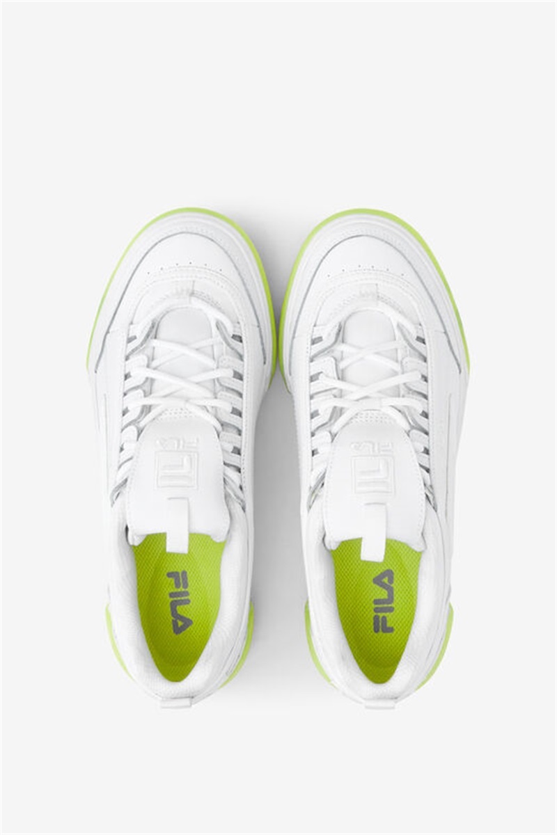White Women's Fila Disruptor 2 Vulcanized Sneakers | Saudi Arabia-154930