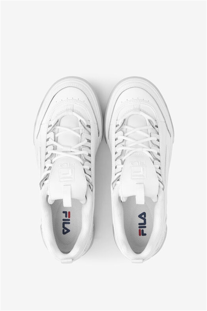 White Women's Fila Disruptor 2 Vulcanized Sneakers | Saudi Arabia-186524