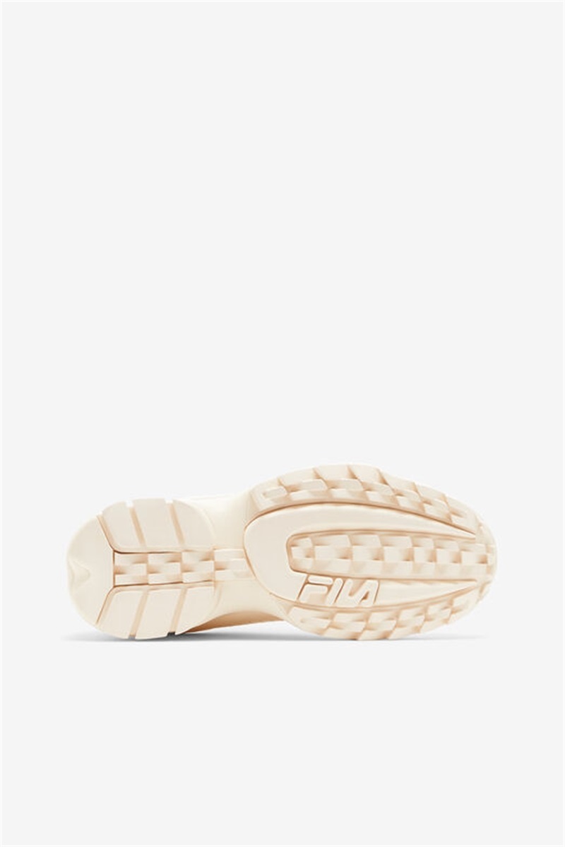 White Women's Fila Disruptor Zero Sneakers | Saudi Arabia-941637