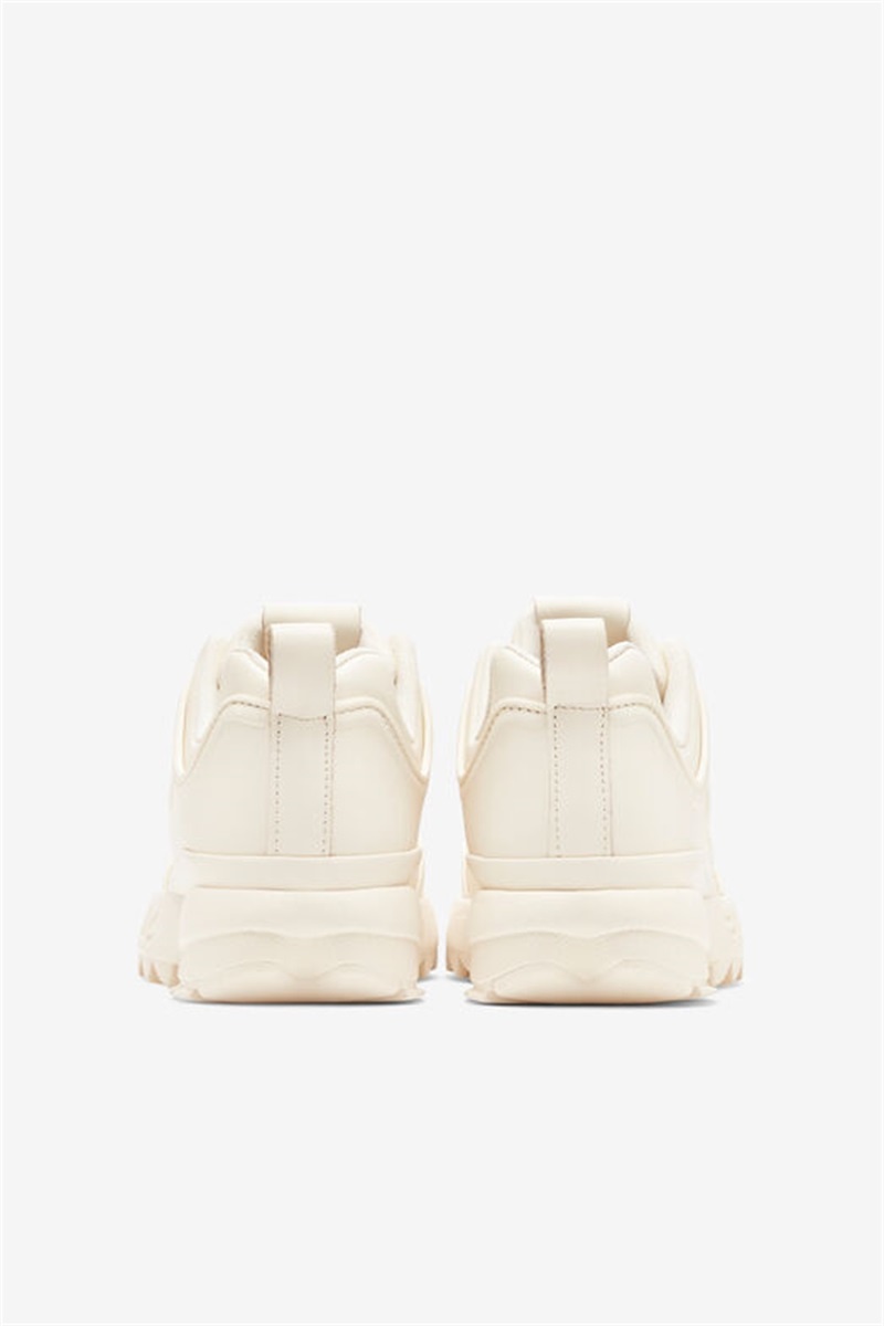 White Women's Fila Disruptor Zero Sneakers | Saudi Arabia-941637
