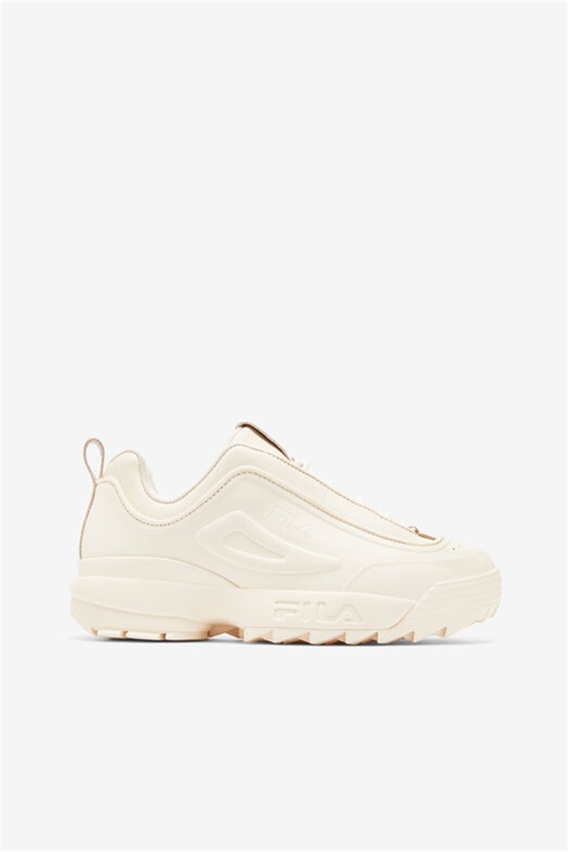 White Women\'s Fila Disruptor Zero Sneakers | Saudi Arabia-941637