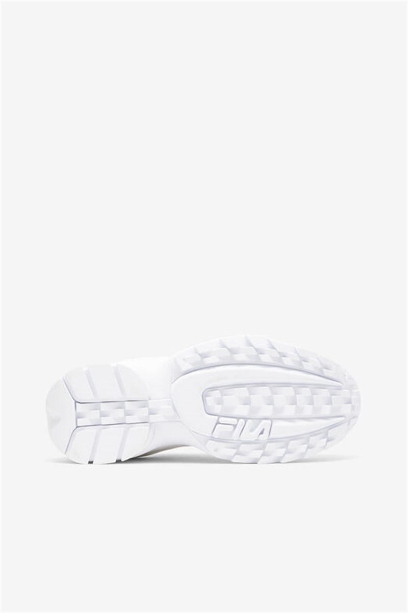 White Women's Fila Disruptor Zero Sneakers | Saudi Arabia-194587