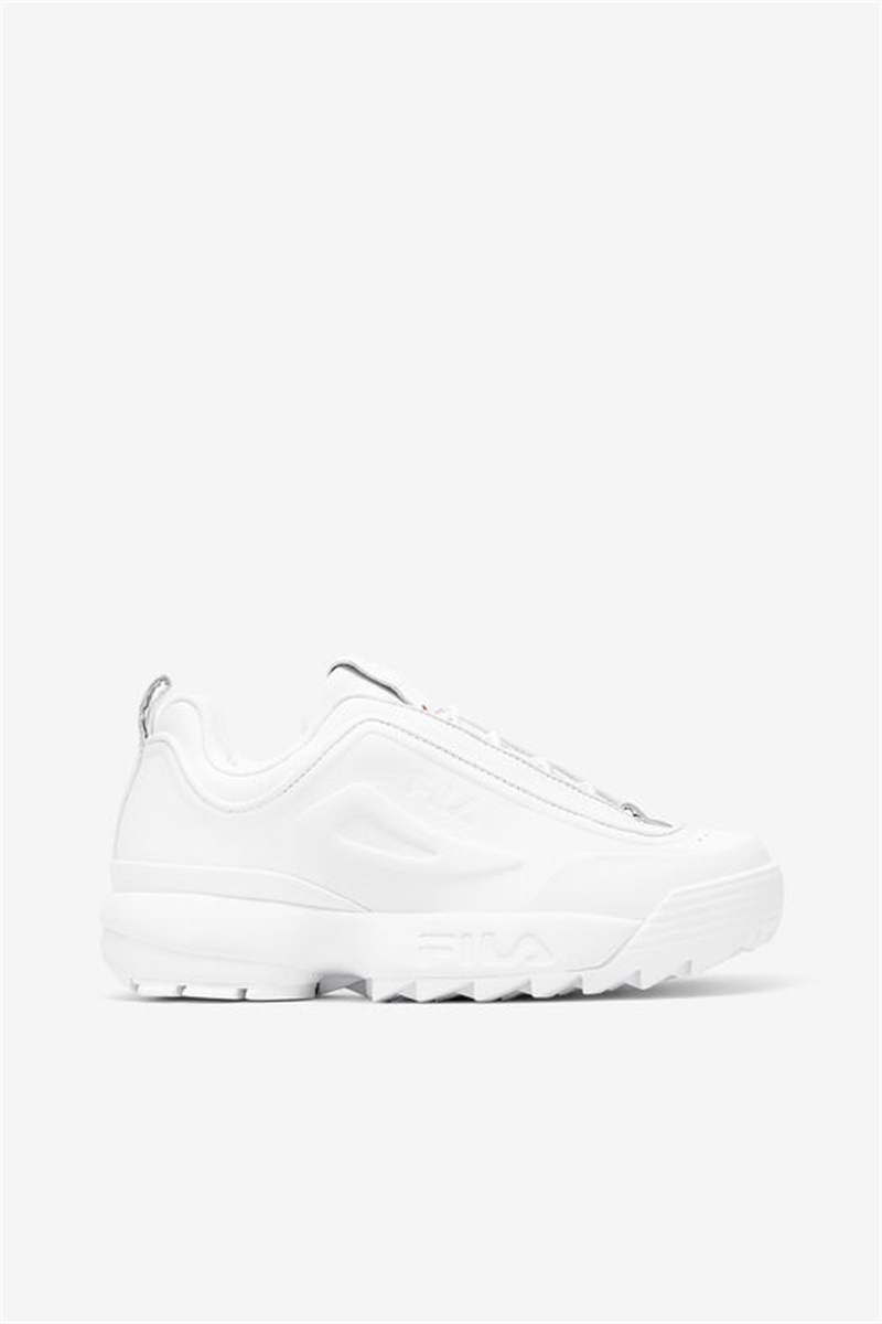 White Women\'s Fila Disruptor Zero Sneakers | Saudi Arabia-194587