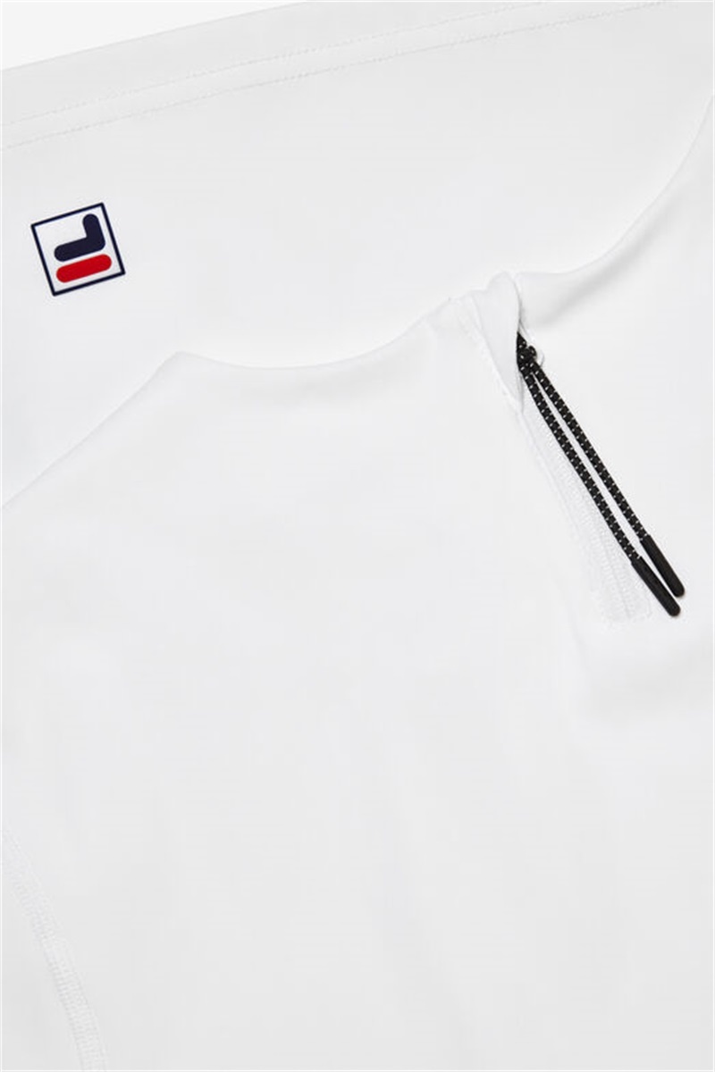 White Women's Fila Essentials Short Sleeve Tops | Saudi Arabia-935016