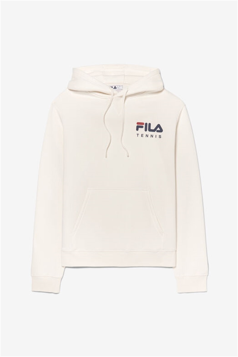 White Women\'s Fila Hoodie | Saudi Arabia-762810