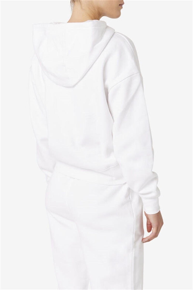 White Women's Fila Marina Hoodie | Saudi Arabia-138746