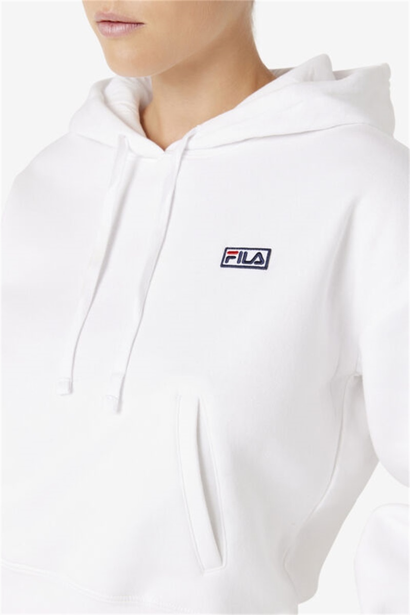 White Women's Fila Marina Hoodie | Saudi Arabia-138746