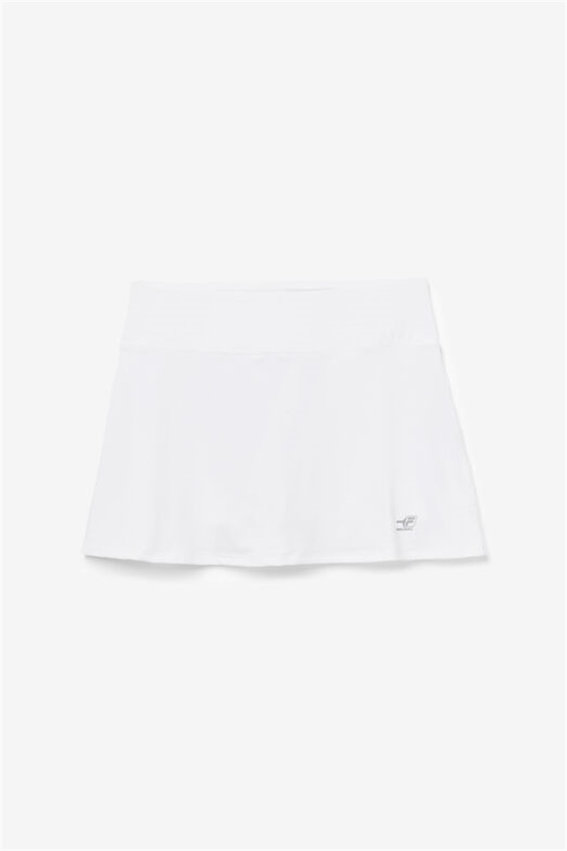 White Women\'s Fila Pickleball Flounce Skirts | Saudi Arabia-927540