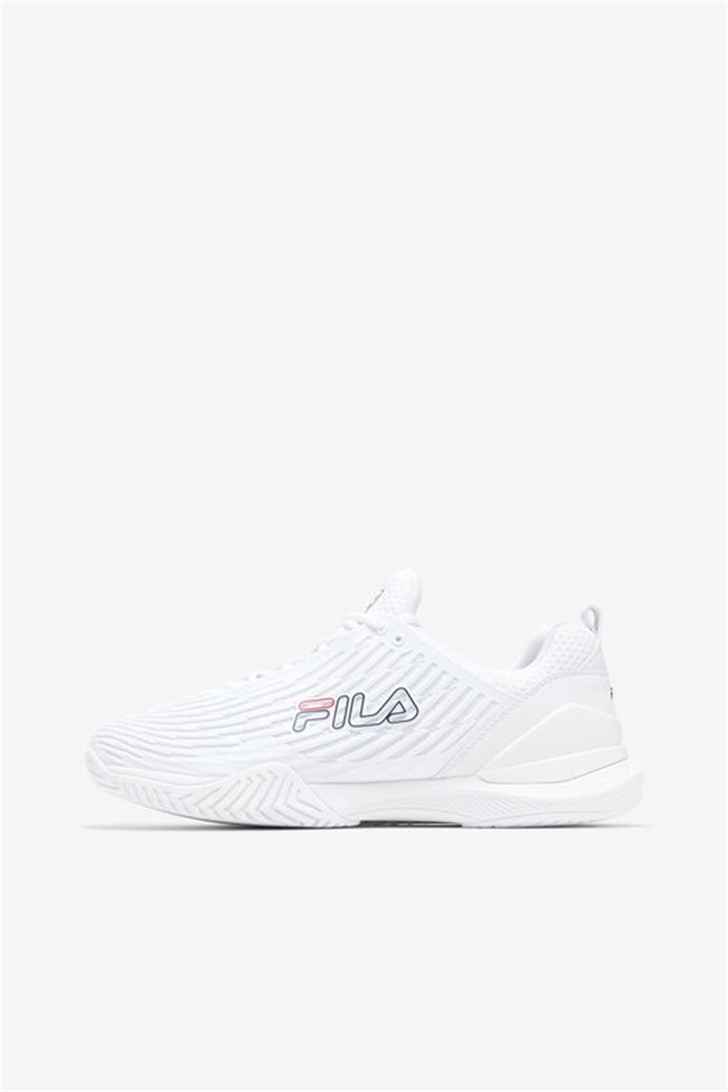 White Women's Fila Speedserve Energized Tennis Shoes | Saudi Arabia-564790