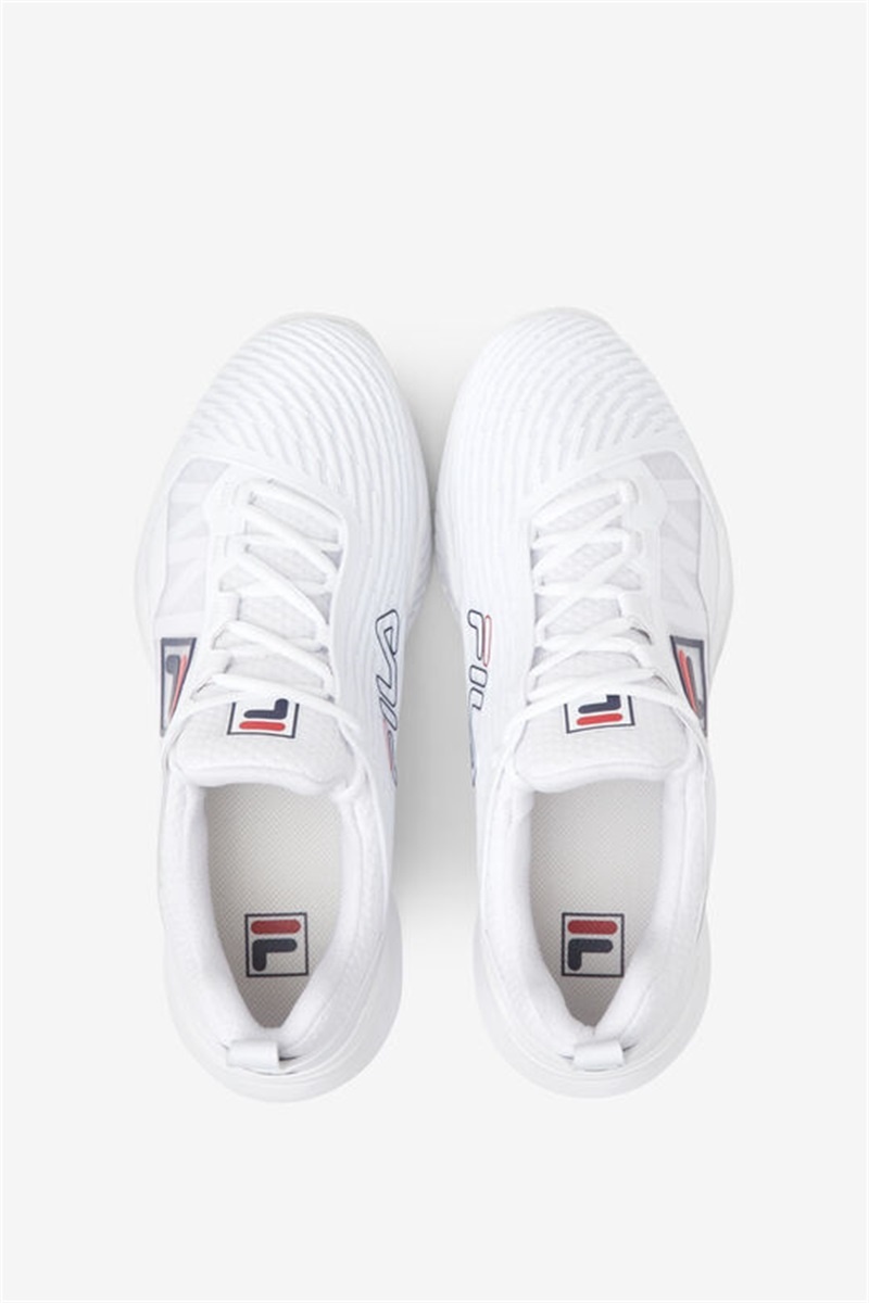 White Women's Fila Speedserve Energized Tennis Shoes | Saudi Arabia-564790