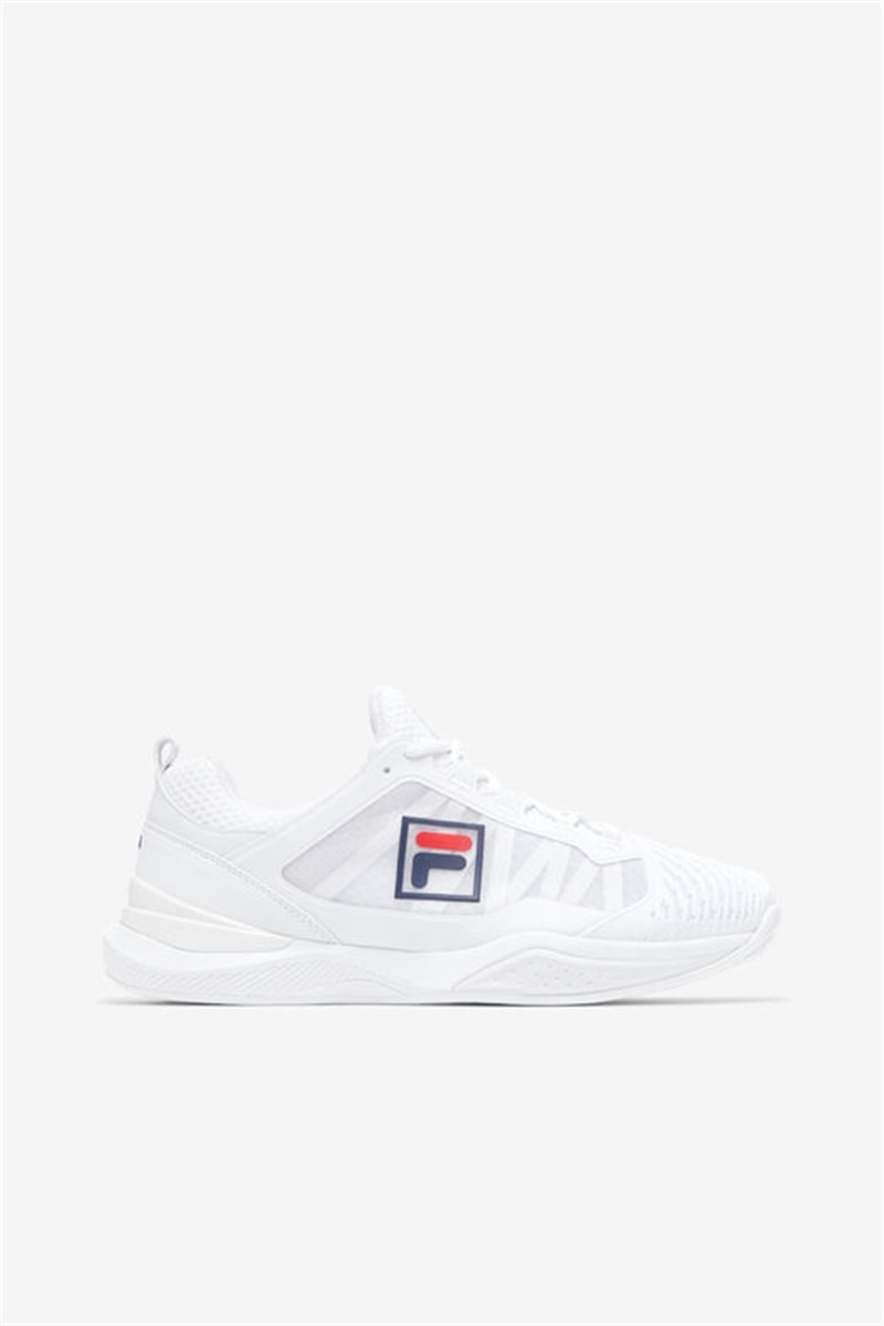 White Women\'s Fila Speedserve Energized Tennis Shoes | Saudi Arabia-564790