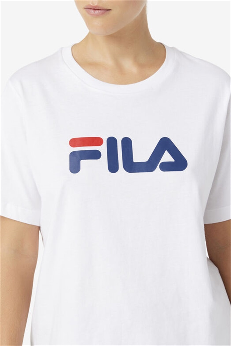 White Women's Fila Thea Tee | Saudi Arabia-504187