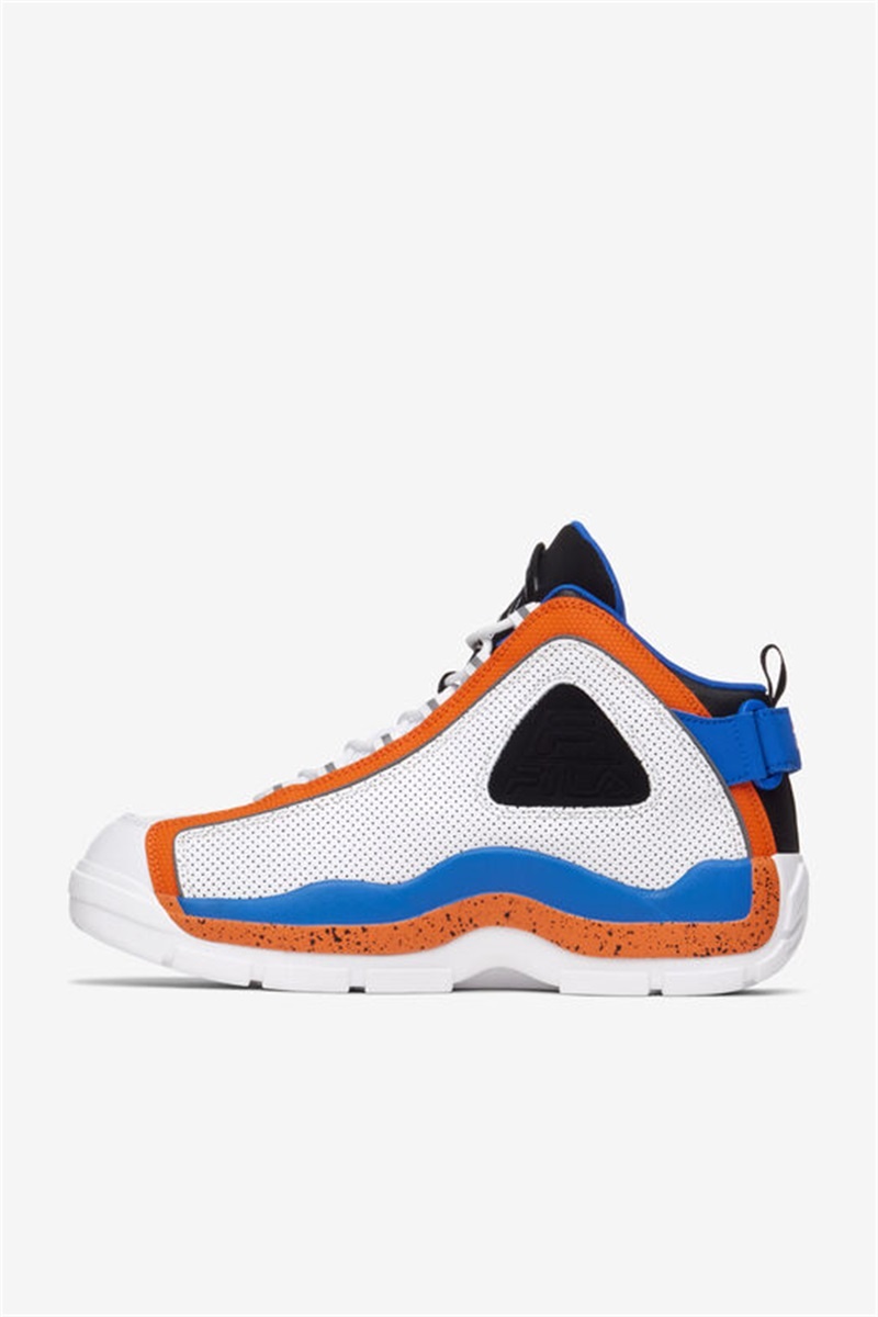 White / Black Men's Fila Grant Hill 2 Pdr Sneakers | Saudi Arabia-508269