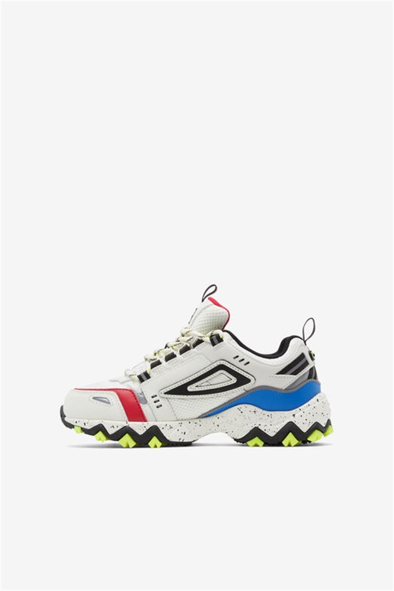 White / Black / Blue Kids' Fila Oakmont Tr Shoes | Saudi Arabia-973081