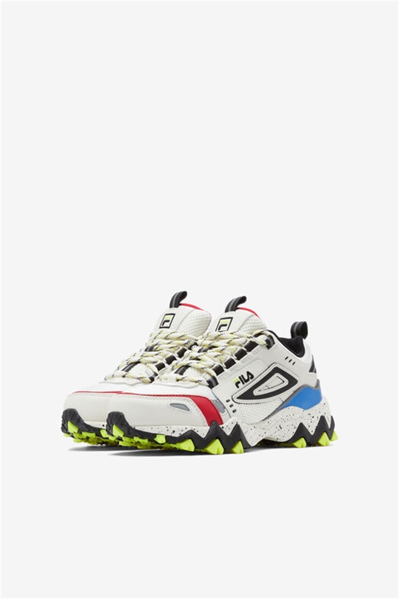 White / Black / Blue Kids' Fila Oakmont Tr Shoes | Saudi Arabia-973081