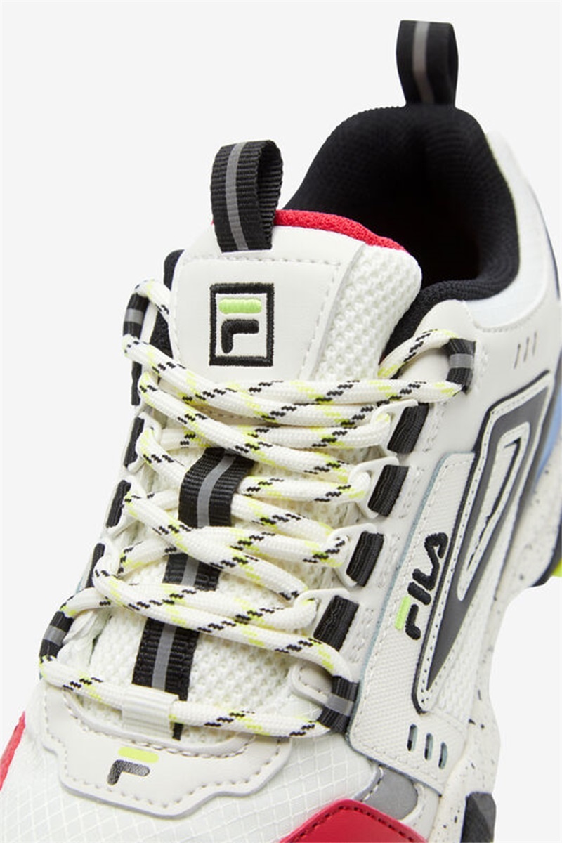 White / Black / Blue Kids' Fila Oakmont Tr Shoes | Saudi Arabia-973081