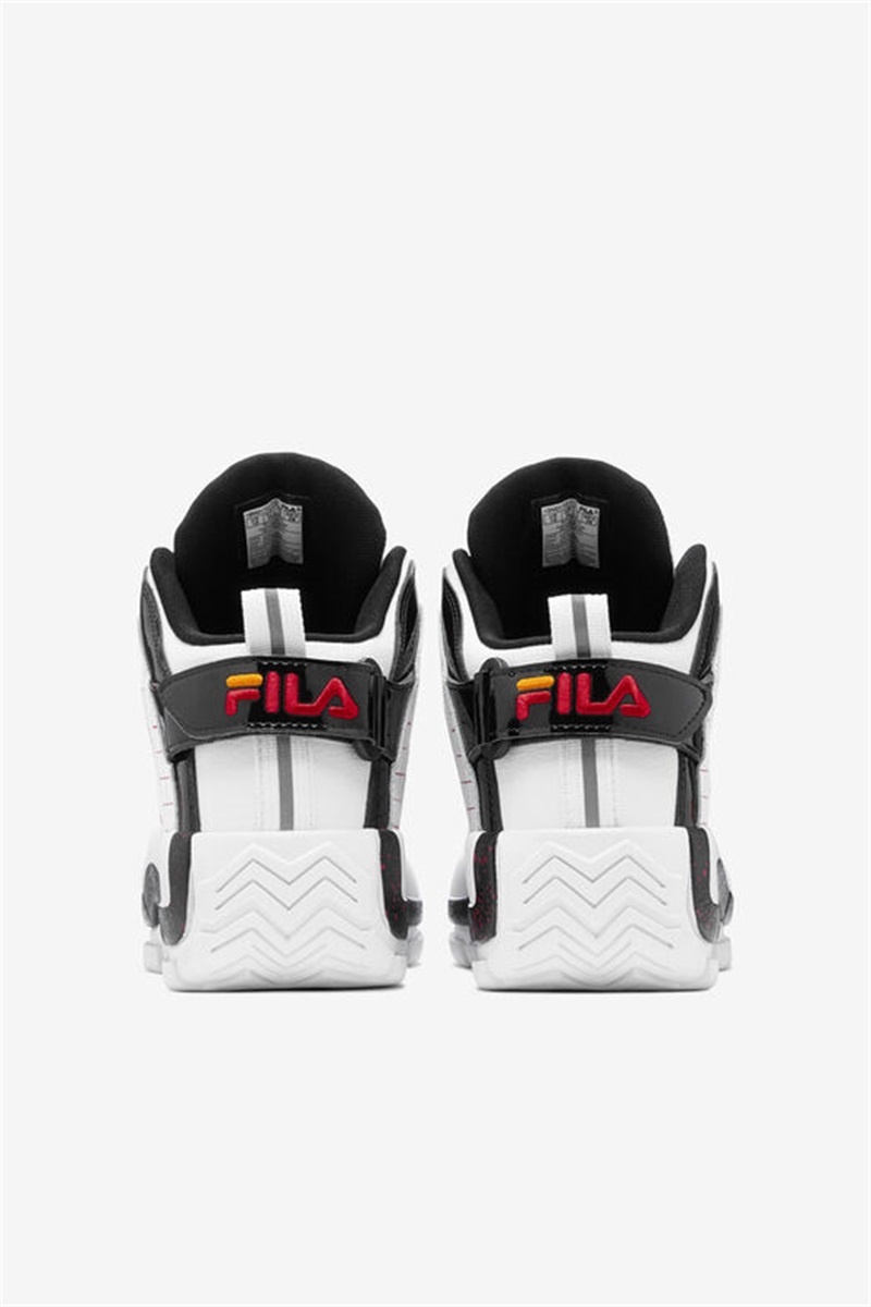 White / Black / Gold Men's Fila Grant Hill 2 Shoes | Saudi Arabia-890634