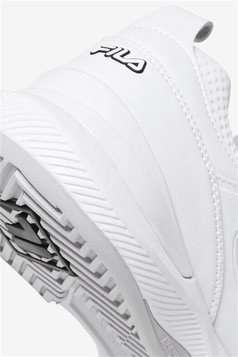 White / Black / Grey Men's Fila Speedserve Energized Tennis Shoes | Saudi Arabia-710829