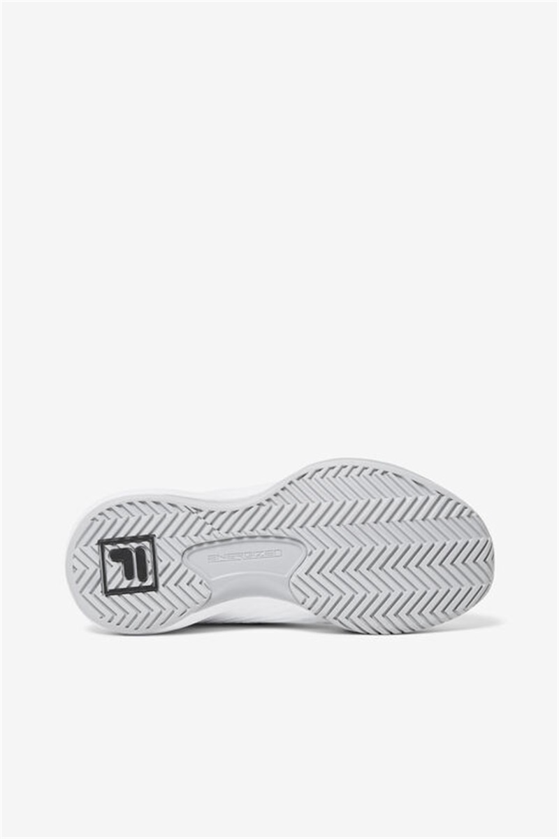 White / Black / Grey Women's Fila Speedserve Energized Tennis Shoes | Saudi Arabia-154860
