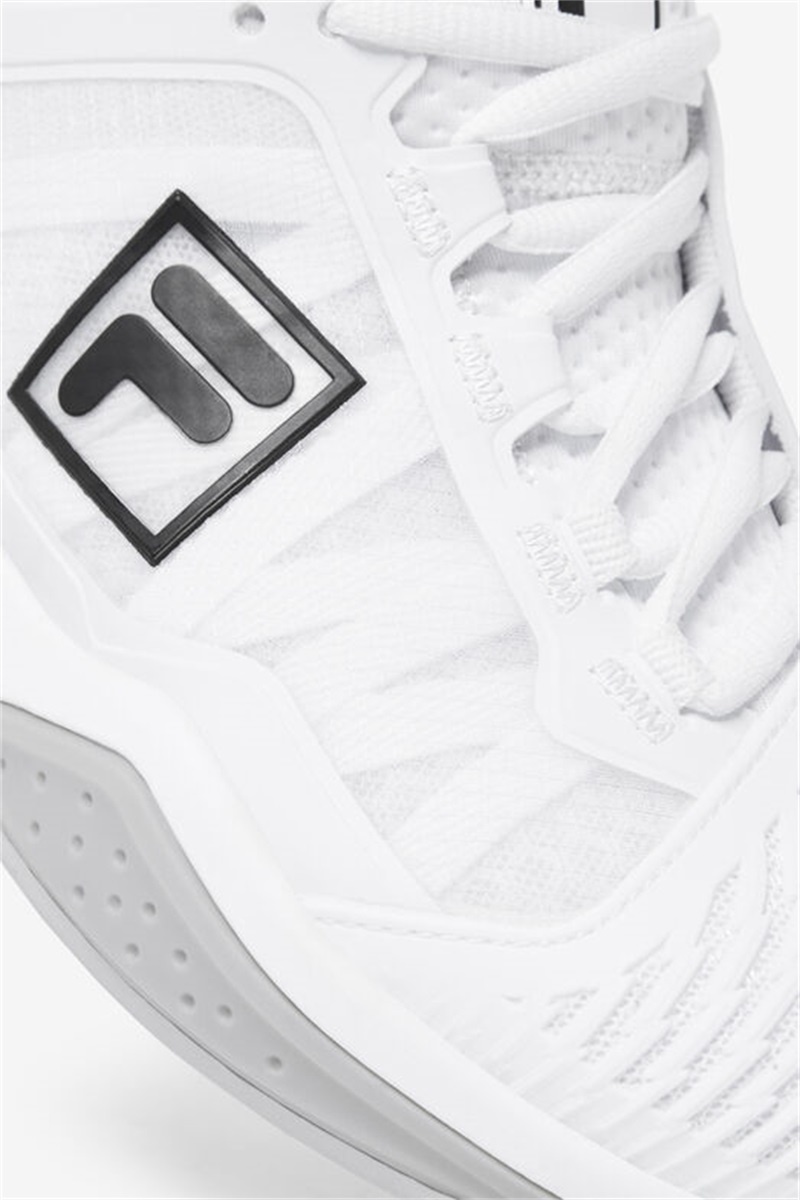 White / Black / Grey Women's Fila Speedserve Energized Tennis Shoes | Saudi Arabia-154860