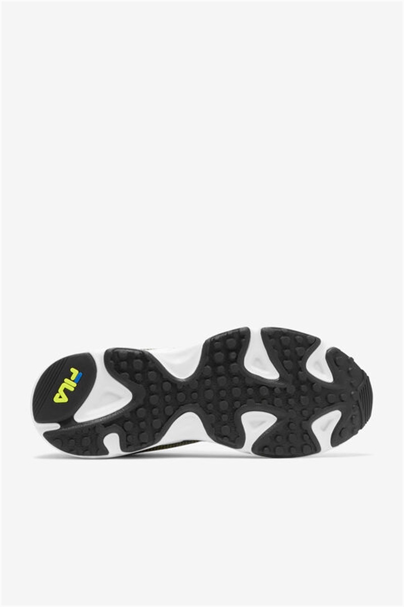 White / Black / Light Green Men's Fila Ray Tracer Apex Sneakers | Saudi Arabia-072569