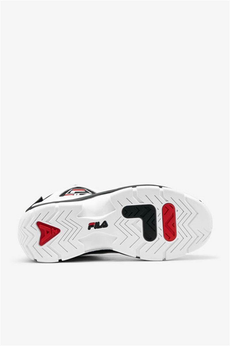 White / Black / Red Men's Fila Grant Hill 2 Sneakers | Saudi Arabia-561379