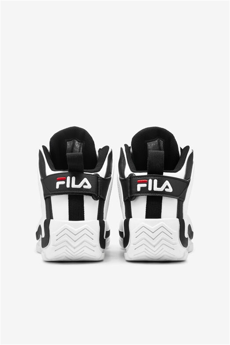 White / Black / Red Men's Fila Grant Hill 2 Sneakers | Saudi Arabia-561379