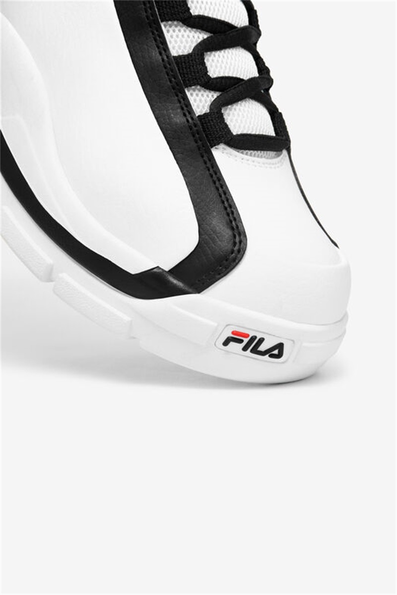 White / Black / Red Men's Fila Grant Hill 2 Sneakers | Saudi Arabia-561379