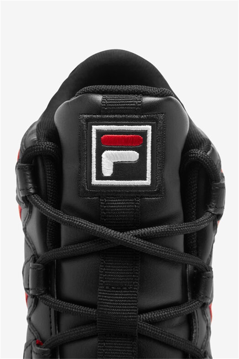 White / Black / Red Men's Fila Stackhouse Spaghetti Shoes | Saudi Arabia-106527