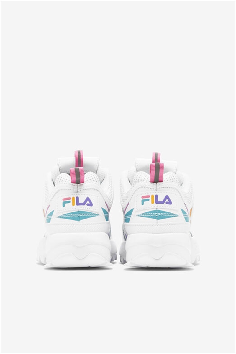 White / Blue Kids' Fila Disruptor 2 Premium Shoes | Saudi Arabia-045627