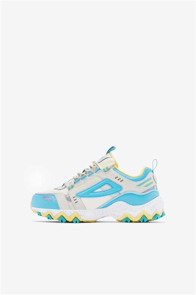 White / Blue Kids' Fila Oakmont Tr Shoes | Saudi Arabia-651478