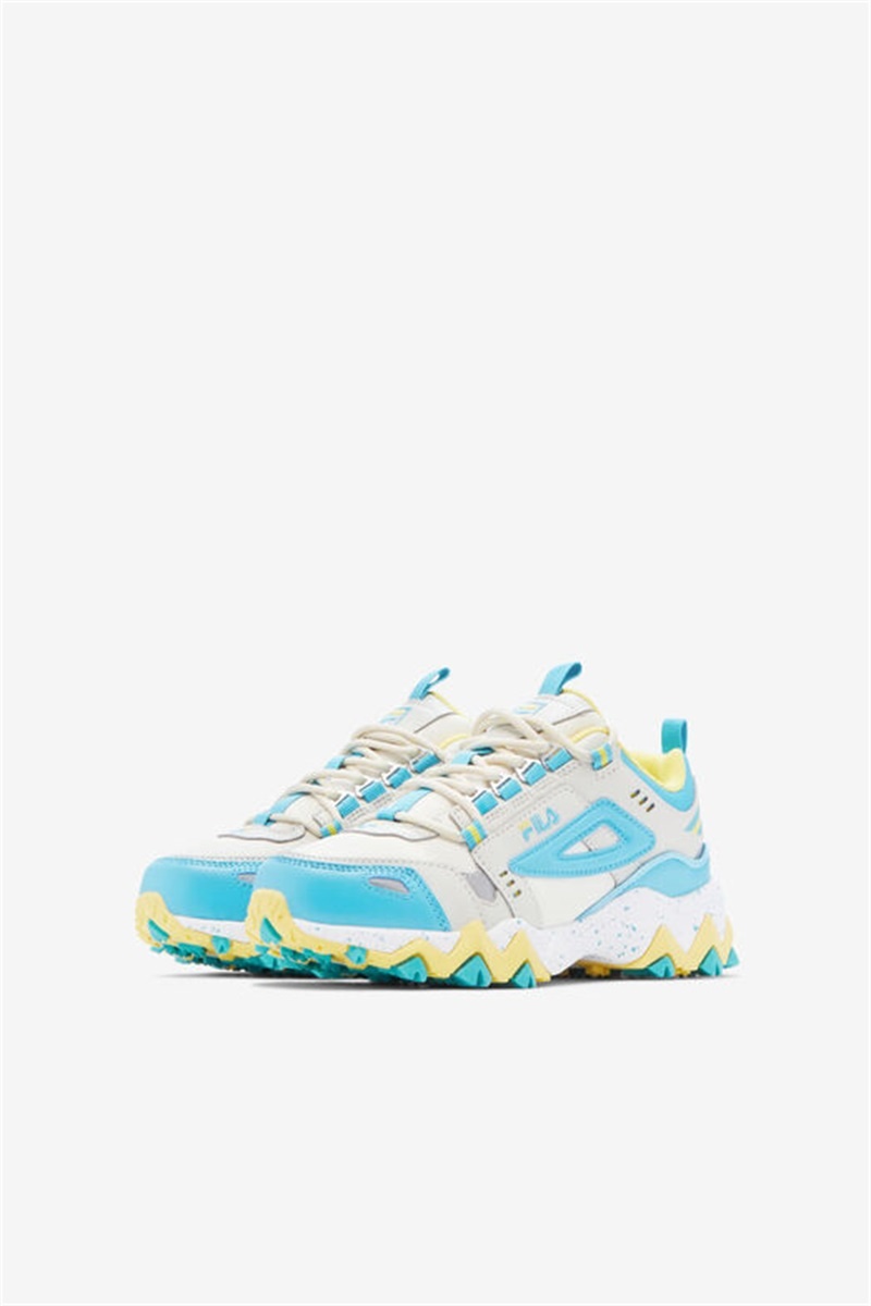 White / Blue Kids' Fila Oakmont Tr Shoes | Saudi Arabia-651478