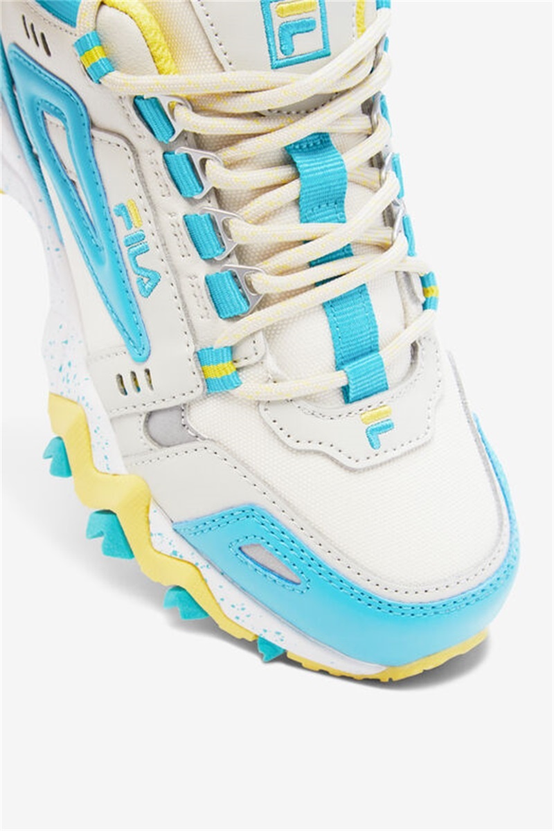White / Blue Kids' Fila Oakmont Tr Shoes | Saudi Arabia-651478