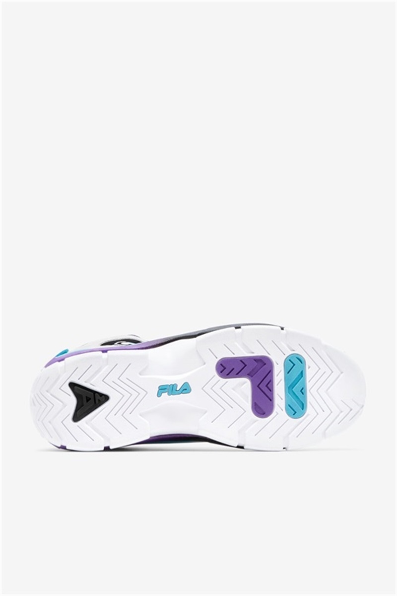 White / Blue / Purple Men's Fila Grant Hill 2 Shoes | Saudi Arabia-685109
