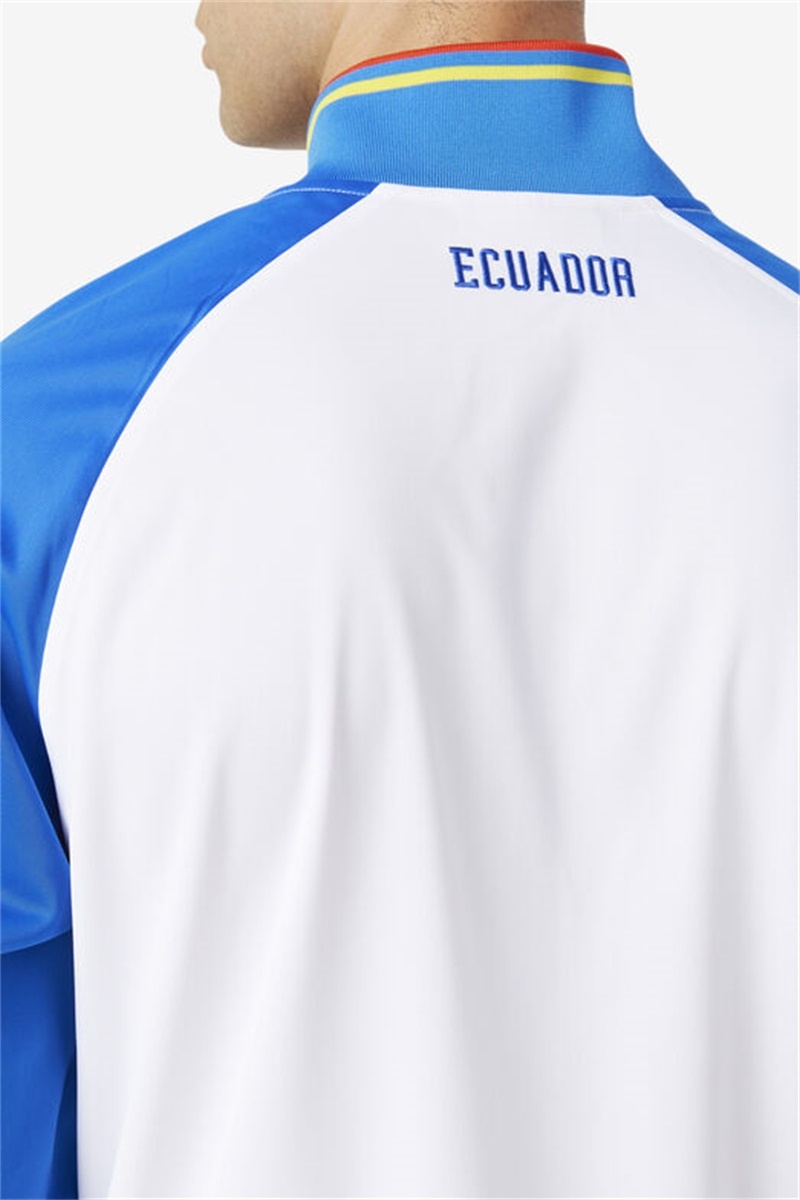 White / Blue / Red / Yellow Men's Fila Ecuador Track Jackets | Saudi Arabia-794358