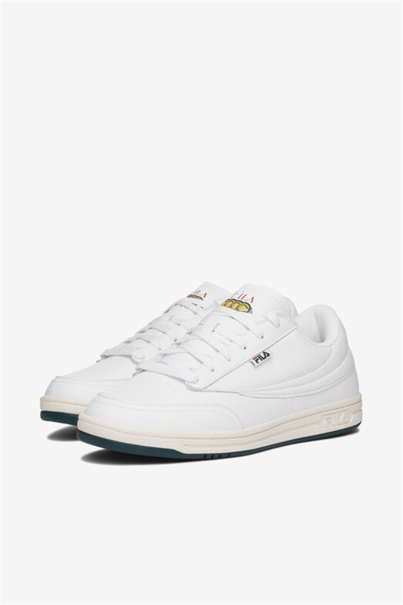 White / Deep Green Men's Fila 88 Tennis Shoes | Saudi Arabia-894072