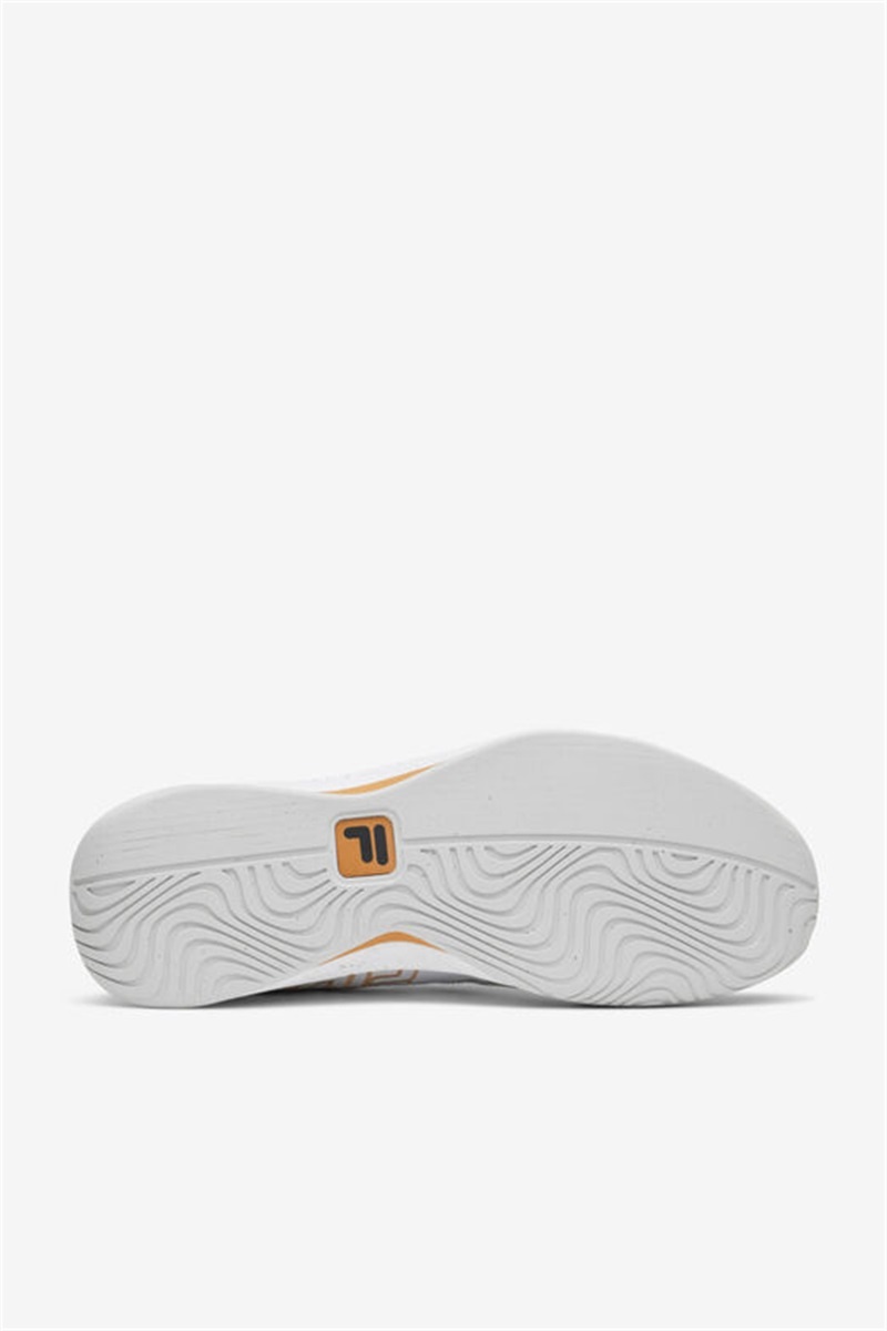 White / Grey / Brown Men's Fila Mondo Forza Tennis Shoes | Saudi Arabia-243096