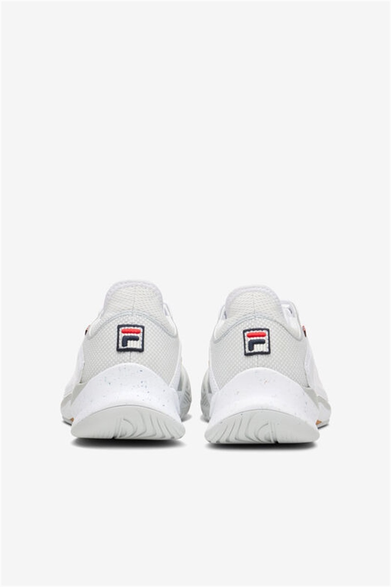 White / Grey / Brown Men's Fila Mondo Forza Tennis Shoes | Saudi Arabia-243096