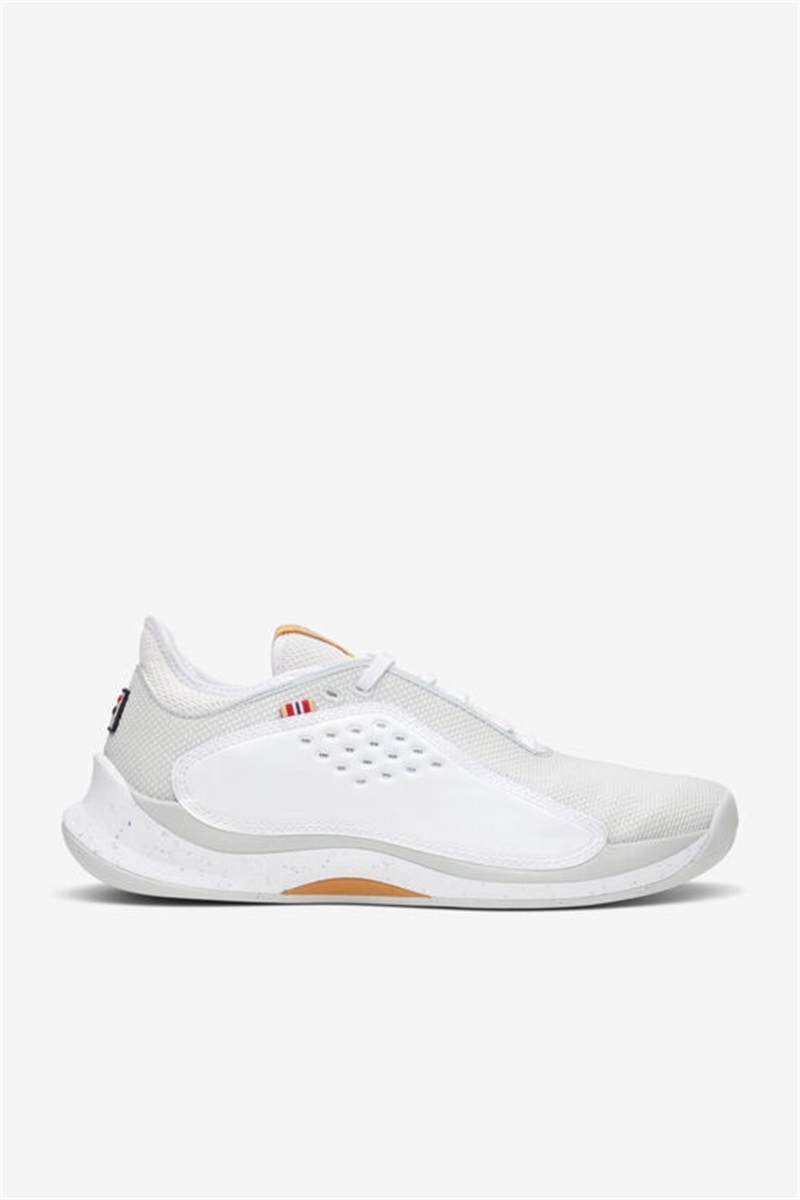 White / Grey / Brown Men\'s Fila Mondo Forza Tennis Shoes | Saudi Arabia-243096