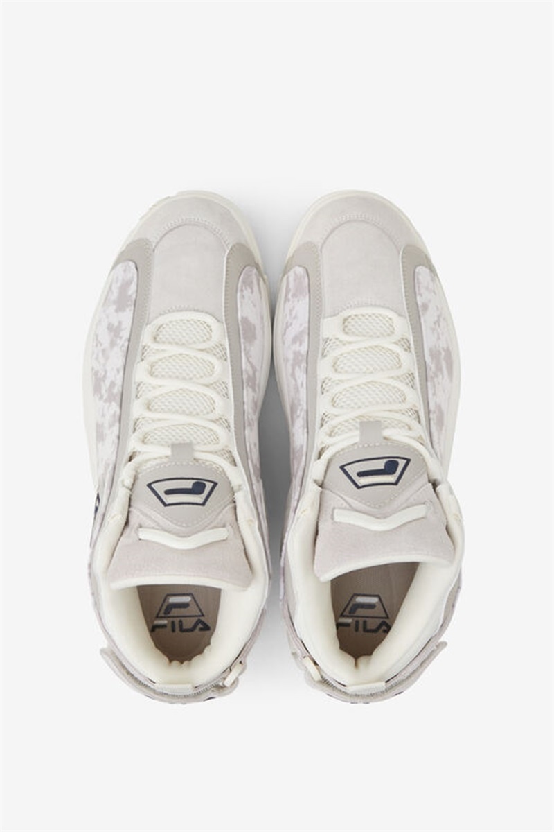White / Grey / Navy Men's Fila Grant Hill 2 Sneakers | Saudi Arabia-354872