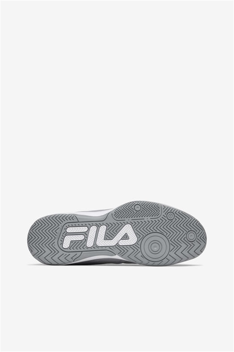 White / Metal Silver Women's Fila Double Bounce 3 Pickleball Shoes | Saudi Arabia-510739