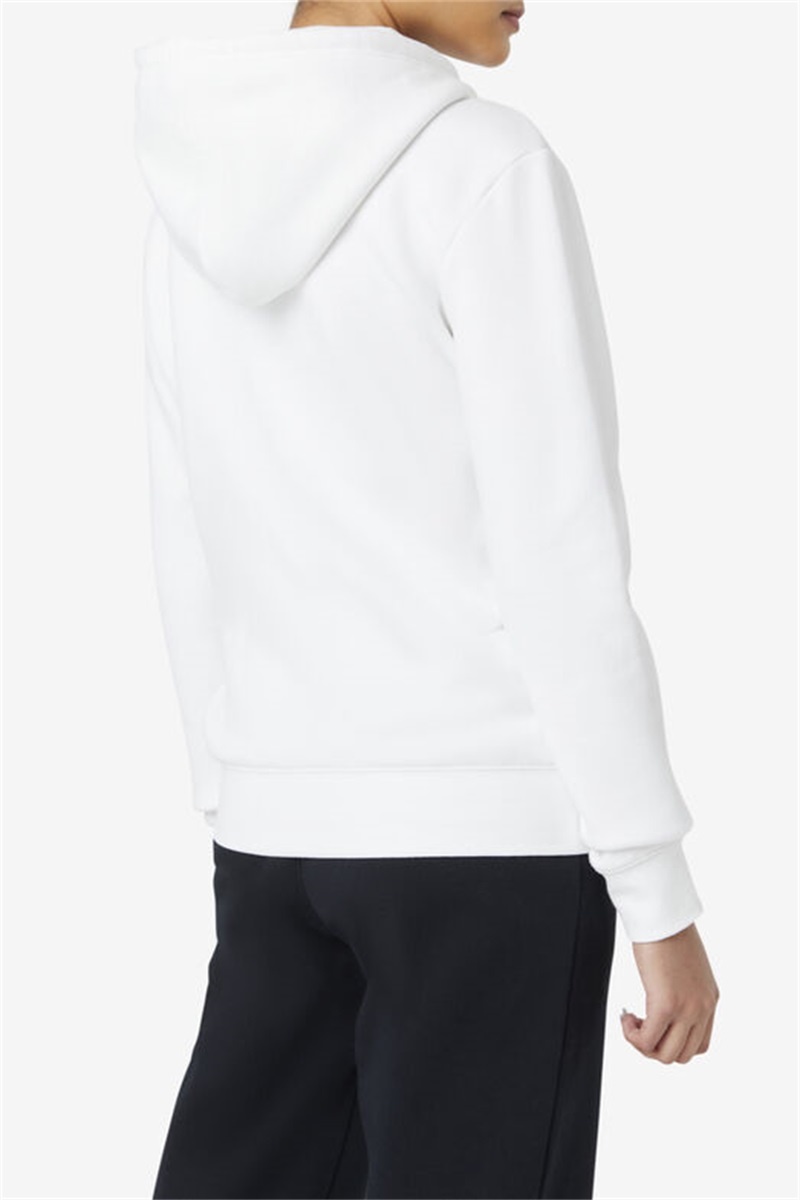 White / Navy Men's Fila Lucy Hoodie | Saudi Arabia-958761