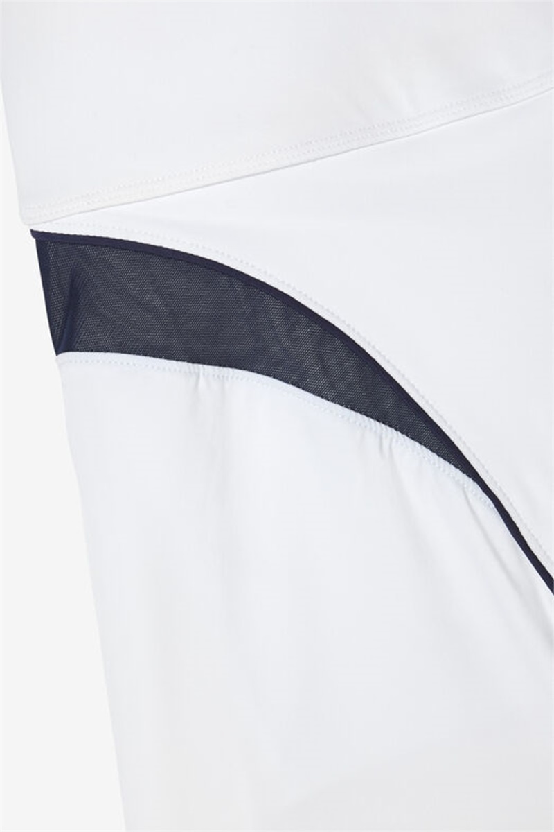 White / Navy Women's Fila Alley Flirty Skirts | Saudi Arabia-186403