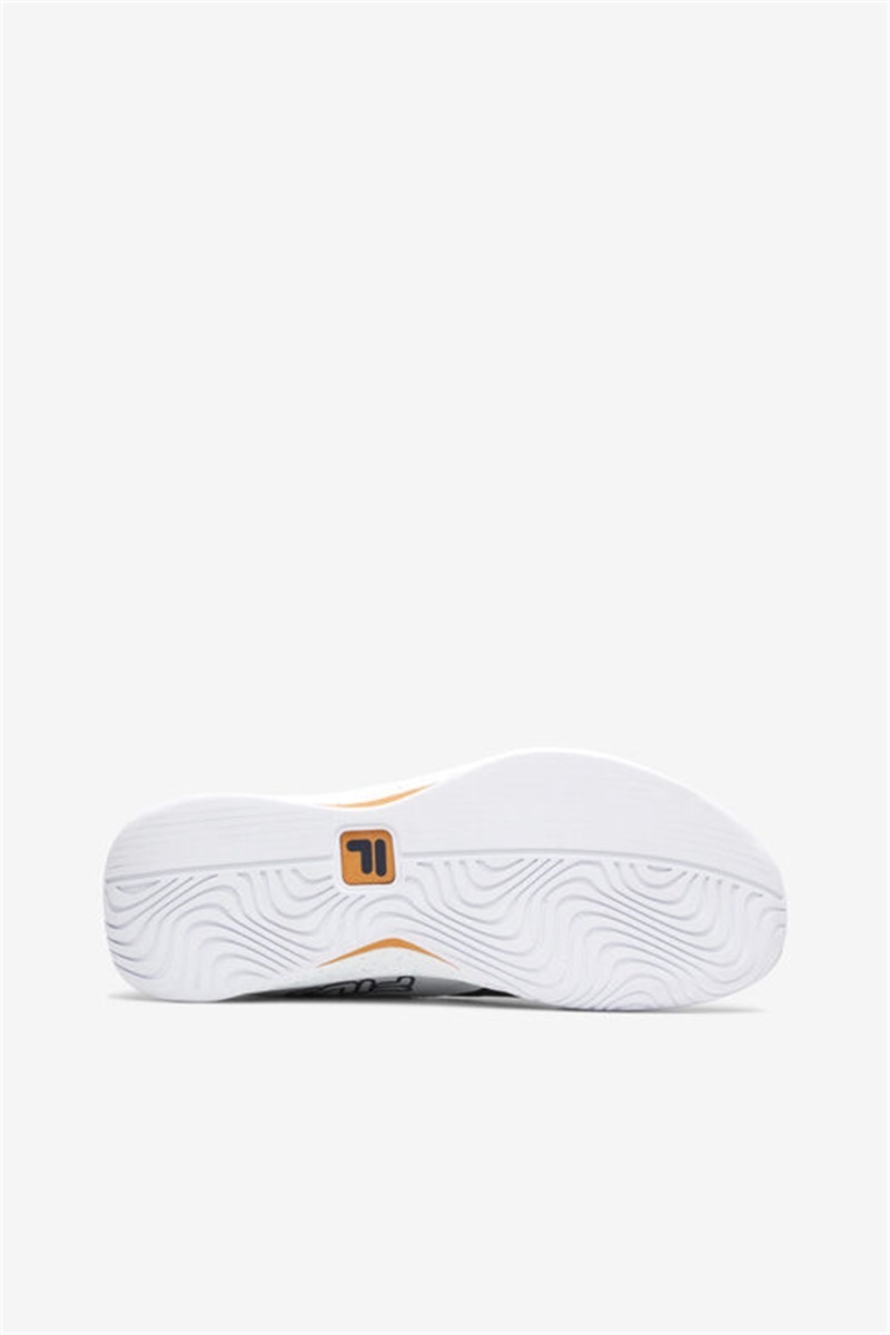 White / Navy Women's Fila Mondo Forza Tennis Shoes | Saudi Arabia-279513